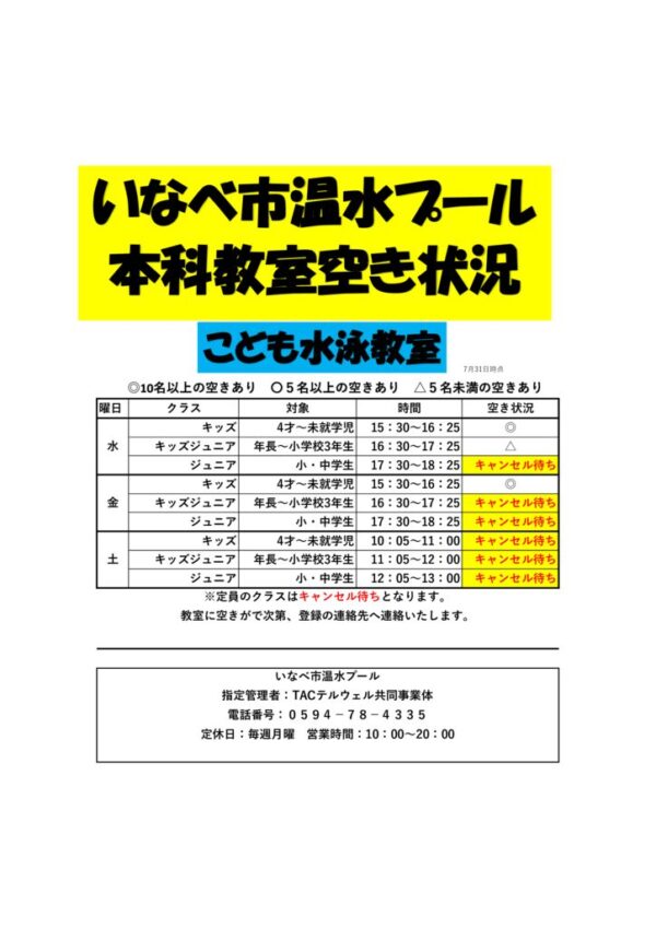 7月31日のサムネイル